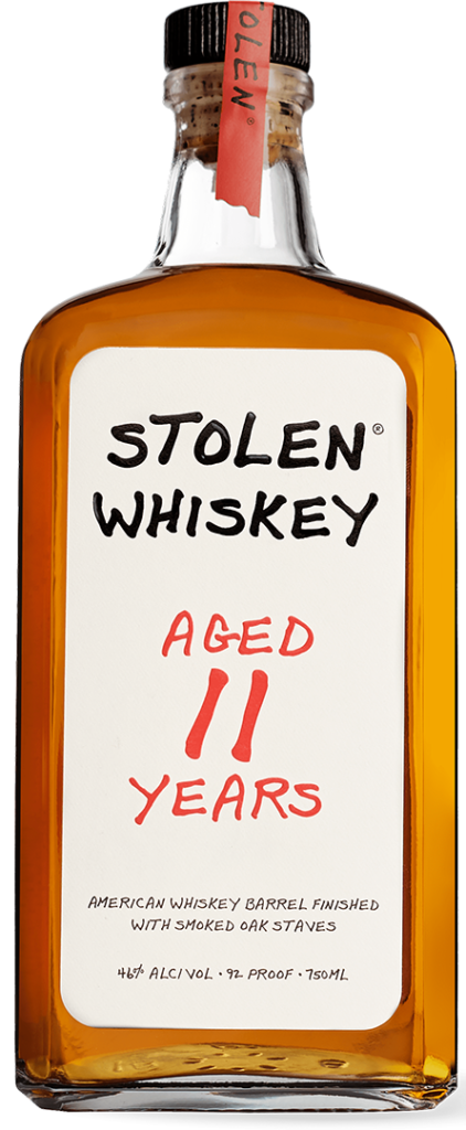 Stolen Aged Whiskey Bottle